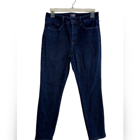 NYDJ High Rise Skinny Jeans Ankle Stretch Dark Wash Size 6 Lift x Tuck Comfort - Picture 1 of 11